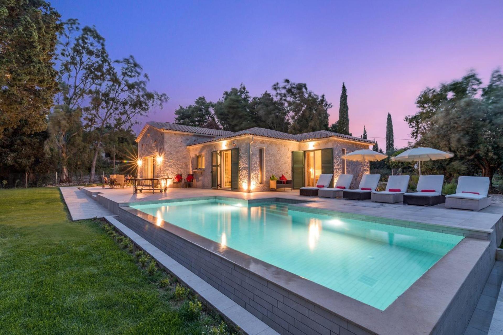 Astarte Villas - Laalu Private Villa With Pool Koukounaria Экстерьер фото