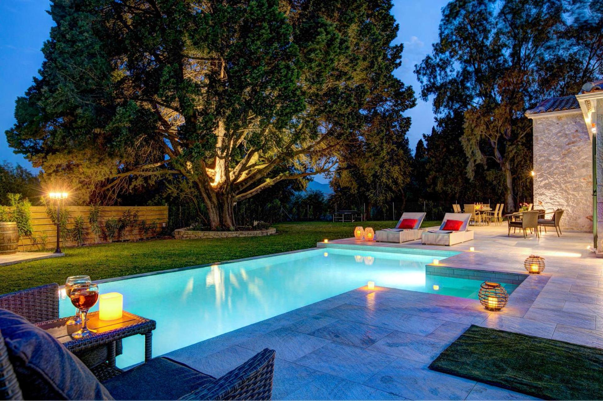 Astarte Villas - Laalu Private Villa With Pool Koukounaria Экстерьер фото
