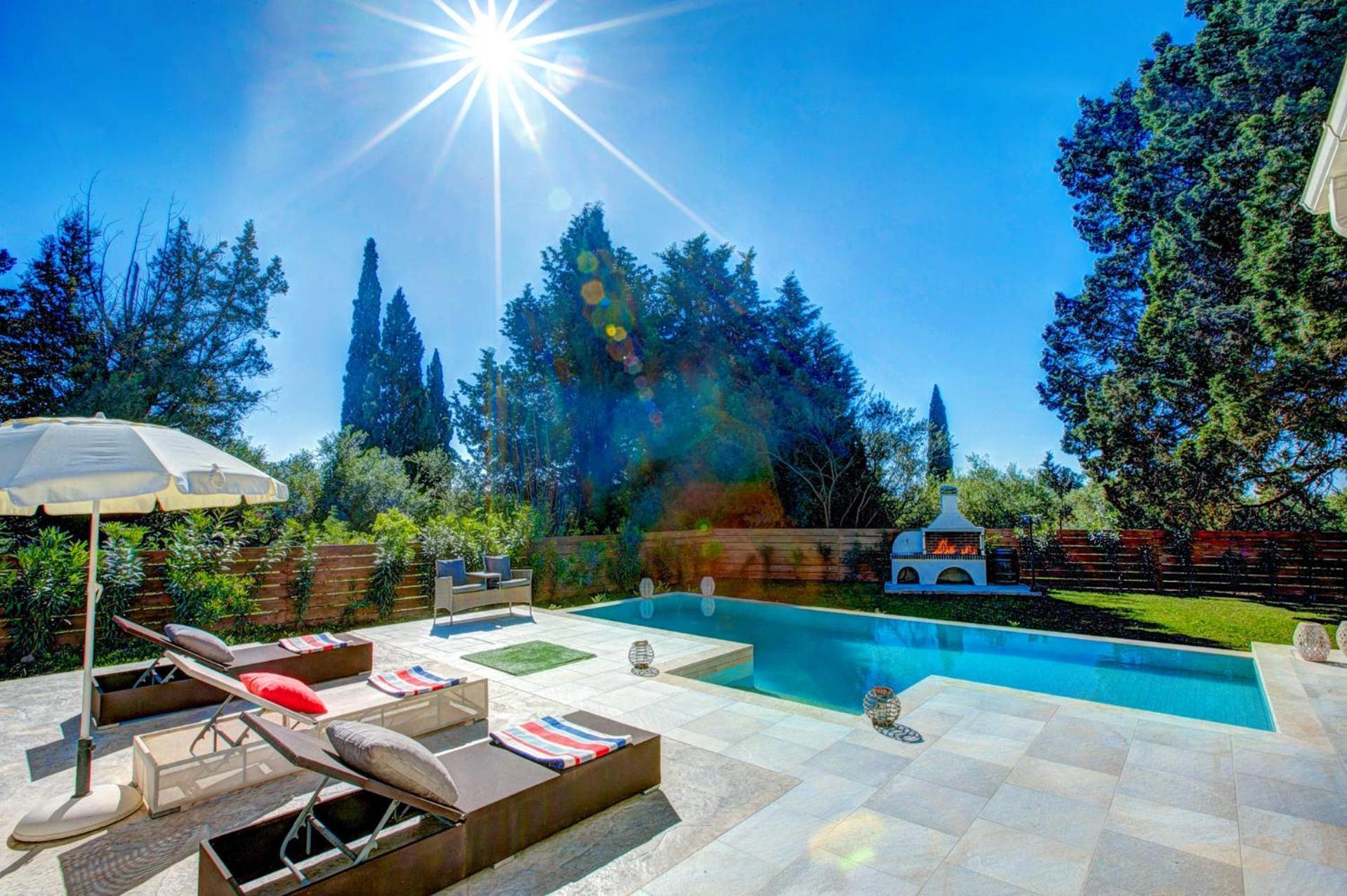 Astarte Villas - Laalu Private Villa With Pool Koukounaria Экстерьер фото