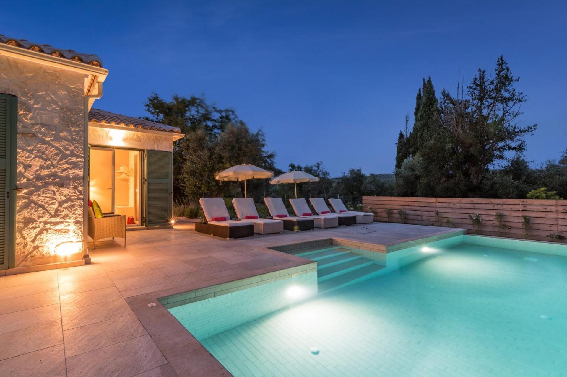 Astarte Villas - Laalu Private Villa With Pool Koukounaria Экстерьер фото